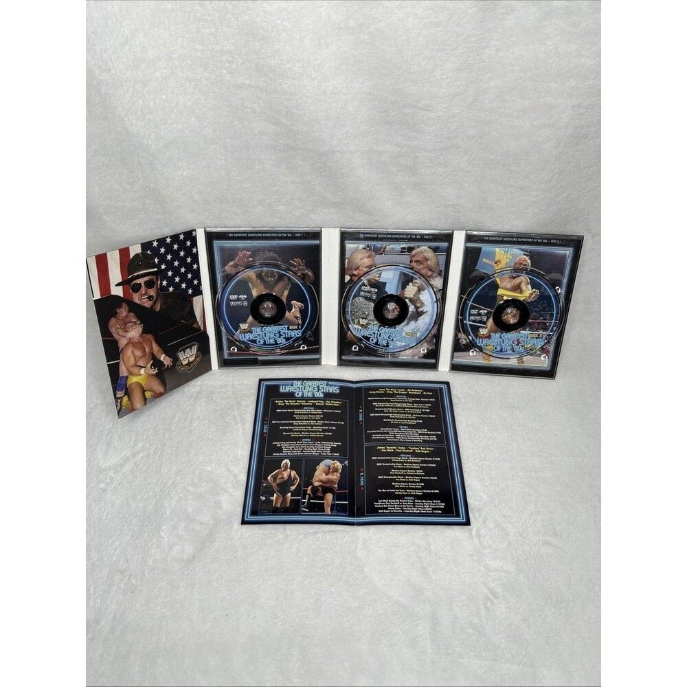 WWE - The Greatest Wrestling Stars of the '80's (DVD, 2005, 3-Disc Set)